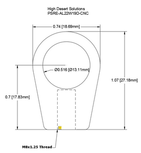 Polaris Dump Bed Strut Rod End Replacement Parts (Check Fitment Below)